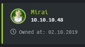 mirai badge
