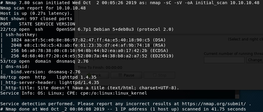 mirai nmap scan